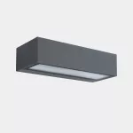 Wall fixture IP65 Nemesis Slim LED 8.8 SW 2700-3200-4000K ON-OFF Grey 830lm 05-E162-34-EH