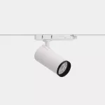 Spotlight Strom Track ø55 Zoom 12.5 LED warm-white 3000K CRI 90 15.7º ON-OFF Textured white 1044lm 35-A175-H2-OS