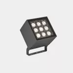 Spotlight IP66 Cube 9 LEDS LED 32.1 RGBW DMX Urban grey 540lm AN13-25NNE7DMZ5