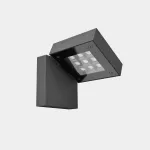 Wall fixture IP66 Modis Optics Single LED 20 LED extra warm-white 2200K DALI-2/PUSH Urban grey 1004lm AS11-18P8F1DSZ5