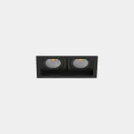 Downlight Multidir Evo Small Double Recessed Trim 19.8 LED warm-white 3000K CRI 90 ON-OFF Black IP54 2014lm AU13-P8W9S3OU60