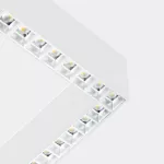 Lineal lighting system Infinite Slim Continuity Right Square Surface 28.7 LED warm-white 3000K CRI 90 ON-OFF White IP40 3481lm BB24-29W9GMOS14