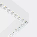 Lineal lighting system Infinite Slim Continuity Left Square Pendant 28.7 LED warm-white 3000K CRI 90 DALI-2/PUSH White IP40 3481lm BB29-29W9GMDS14