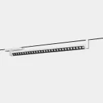 Lineal lighting system TRAZO 13.6 LED warm-white 3000K CRI 90 DALI-2 Textured white IP20 1497lm BE11-13W9NMDSH2