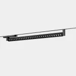 Lineal lighting system TRAZO 13.6 LED warm-white 3000K CRI 90 ON-OFF Textured black IP20 1497lm BE11-13W9NMOSG7