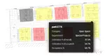 Performance Space Management 1 sensor (Visualization by webserver of: Space utilization indices (Includes Heat maps of the zones Utilization ratio of several zones Automatic reports and reports Pathways of passage Customizable analysis by zone and time Da