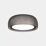 Ceiling fixture Gong LED 34.7 2700K PHASE CUT Black Teixit textil GRIS 1464lm 15-8902-60-I9