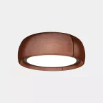 Ceiling fixture Gong LED 34.7 2700K PHASE CUT Marron RAL 8016 matt Teixit textil VERMELL 1464lm 15-8902-W1-L1