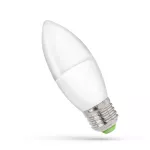 LED ŚWIECOWA E-27 230V 6W WW SPECTRUM +