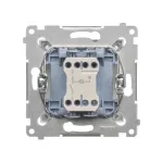 SIMON 54 WMDL-011xx1-044 Łącznik jednobiegunowy z sygnalizacją załączenia LED (moduł) 10AX, 250V~, szybkozłącza; złoty mat
