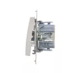 SIMON 54 WMDL-061xxx-011 Łącznik schodowy z podświetleniem LED (moduł) 10AX, 250V~, szybkozłącza; biały