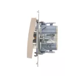 SIMON 54 WMDL-061xxx-041 Łącznik schodowy z podświetleniem LED (moduł) 10AX, 250V~, szybkozłącza; kremowy