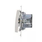 SIMON 54 WMDL-061x2x-011 Łącznik schodowy z podświetleniem LED (moduł) 16AX, 250V~, zaciski śrubowe; biały