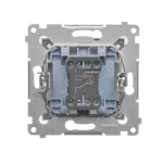 SIMON 54 WMDL-061x2x-043 Łącznik schodowy z podświetleniem LED (moduł) 16AX, 250V~, zaciski śrubowe; srebrny mat