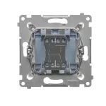 SIMON 54 WMDL-020x2x-011 Łącznik dwubiegunowy (moduł) 16AX, 250V~, zaciski śrubowe; biały