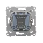 SIMON 54 WMDL-020x2x-046 Łącznik dwubiegunowy (moduł) 16AX, 250V~, zaciski śrubowe; brąz mat