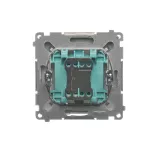 SIMON BASIC WMUL-090x2x-4011 Przycisk dzwonek (moduł) 16AX, 250V~, zaciski śrubowe; srebrny mat