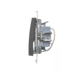 SIMON 54 WMDL-0311xx-048 Łącznik potrójny z podświetleniem LED (moduł) 10AX, 250V~, szybkozłącza; antracyt