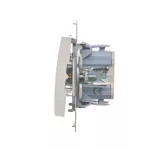 SIMON 54 WMDL-0610xU-011 Łącznik schodowy z podświetleniem LED bez piktogramu (moduł) 10AX, 250V~, szybkozłącza; biały