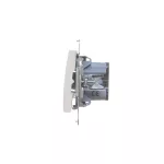 SIMON 54 WMDL-06112x-011 Łącznik schodowy z podświetleniem LED bez piktogramu (moduł) 16AX, 250V~, zaciski śrubowe; biały