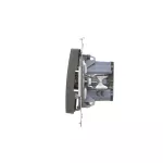 SIMON 54 WMDL-06112x-048 Łącznik schodowy z podświetleniem LED bez piktogramu (moduł) 16AX, 250V~, zaciski śrubowe; antracyt