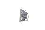 SIMON 55 WMDL-031xx4-0143 Łącznik potrójny z podświetleniem LED (moduł) 10 AX, 250 V~, szybkozłącza; Aluminium mat