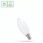 LED ŚWIECOWA E-14 230V 4W COG WW MILKY SPECTRUM