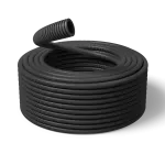 Rura elastyczna UV odporna D32 czarna, 750N (25mb) bezhalogenowa bez pilota