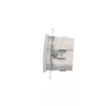 SIMON 54 WMDC-008N5P-043 Łącznik/Przycisk roletowy podwójny elektroniczny (moduł) 230 V; srebrny mat