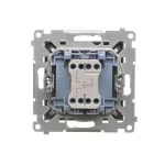 SIMON 55 WMDL-040123-116 Przycisk roletowy (moduł) 10 A, 250 V~, szybkozłącza; Grafitowy mat