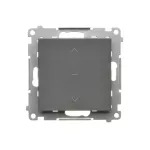 SIMON 55 WMDL-040123-116 Przycisk roletowy (moduł) 10 A, 250 V~, szybkozłącza; Grafitowy mat