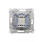 SIMON 55 WMDL-040123-111 Przycisk roletowy (moduł) 10 A, 250 V~, szybkozłącza; Biały mat