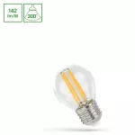 LED KULKA E-27 230V 6W COG WW CLEAR SPECTRUM