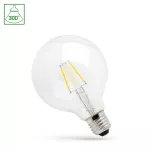 LED GLOB G95 E-27 230V 4W COG WW CLEAR DIMMABLE SPECTRUM