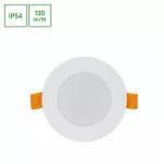 DURE 3 DOWNLIGHT 5W WW 230V 110st IP54 IK06 95x31 BIAŁY okrągła zasilacz zintegrowany