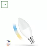 LED ŚWIECOWA 5W E-14 230V CCT+DIM Wi-Fi Spectrum   SMART