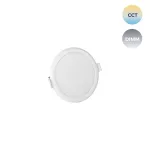 ALGINE DOWNLIGHT 6W 230V 120st IP20 IK06 FI112x35mm BIAŁY okrągła CCT+DIM Wi-Fi SPECTRUM SMART