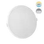 ALGINE DOWNLIGHT 22W 230V 120st IP20 IK06 FI215x38mm BIAŁY okrągła CCT+DIM Wi-Fi SPECTRUM SMART