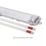 LIMEA LED TUBE SLIM HERMETYK G13 2x120 250V IP65  1310x90x63 mm SZARY