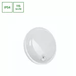 TECHNIC LAMP KANAŁOWA 20W NW 230V 120st IP54 IK07  220x60mm BIAŁY okrągła czujnik ruchu PIR