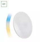 NYMPHEA 24W CCT 230V 130st IP20 390x70mm BIAŁY ok rągła DIM Wi-Fi/BT Spectrum SMART