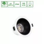 ORBITO DOWNLIGHT 6-20W NW 230V 40st IP44 Ra90 UGR<19 139X85MM BIAŁY/CZAR.MAT okr. regulacja mocy 5 l