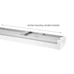 LIMEA PRISMATICA  1200mm 40W NW 230V 100st IP44 IK10 1200x110x60mm 5 lat gw.