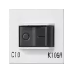 SIMON CONNECT TSC-K106A-9 Wyłącznik nadmiarowo-prądowy K45 C10A; czysta biel