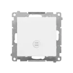 SIMON 55 WMDL-0P15xx-111 Przycisk pojedynczy zwierny z podświetleniem LED (moduł) 10 AX, 250 V~, szybkozłącza; Biały mat