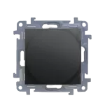 SIMON 10 WC-S9LAxxx-01-49xx Ściemniacz obrotowy do LED ściemnialnych 230 V (moduł) 2–250 W; czarny matowy Maksymalna ilość zródeł LED - 10 szt.