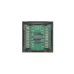 SIMON CONNECT TSC-K100B-14 Płytka K45 złącza VGA (D-Sub 15) 45x45mm + wkład; zaciski śrubowe; szary grafit