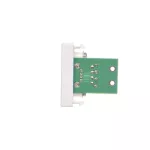 SIMON CONNECT TSC-K128B-9 Płytka K45/2 złącza USB typ A żeńskie 22,5x45mm + gniazdo; zaciski śrubowe; czysta biel