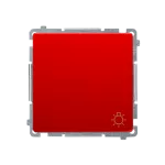 SIMON BASIC WMUL-080xxx-A011 Przycisk światło (moduł) 10AX, 250V~, szybkozłącza; czerwony