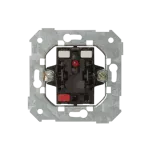 SIMON 82 W7-5552-39XXX-XXXX Przycisk zwierny z podświetleniem 24 V - podświetlenie kolor czerwony (mechanizm), Szybkozłącza